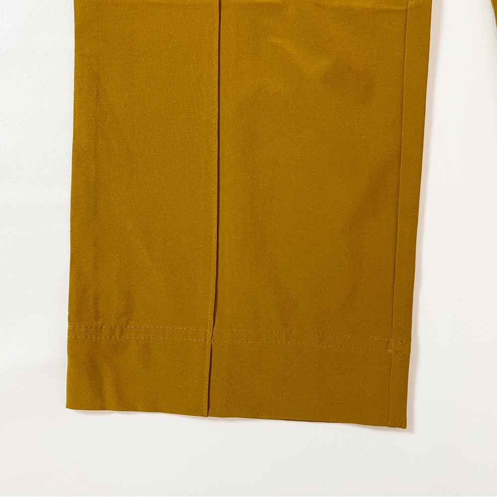 SOLD Athleta Vienna High-Rise Straight Leg Cargo Pant Brass Yellow Gold 2 - Picture 5 of 9